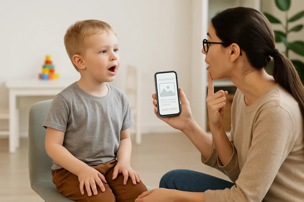 Improving Mobile UX by Observing Speech Therapy in Action