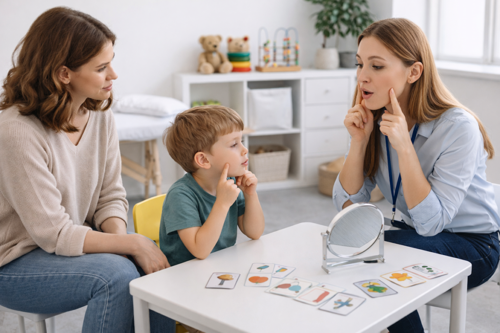 Speech therapy consultation