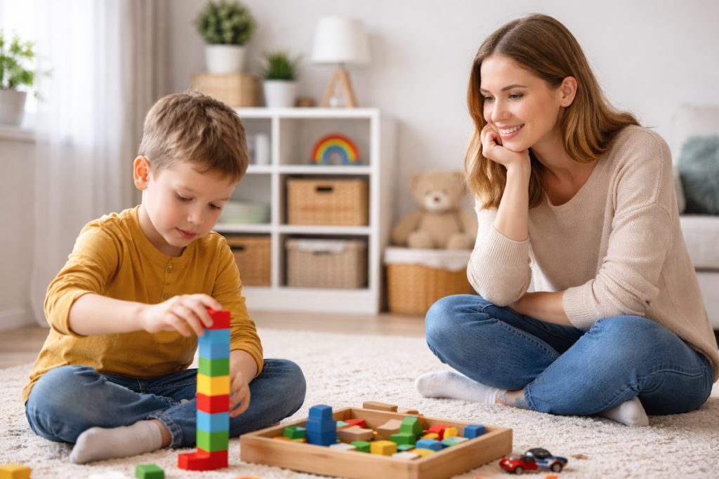 Parent noticing speech difficulty